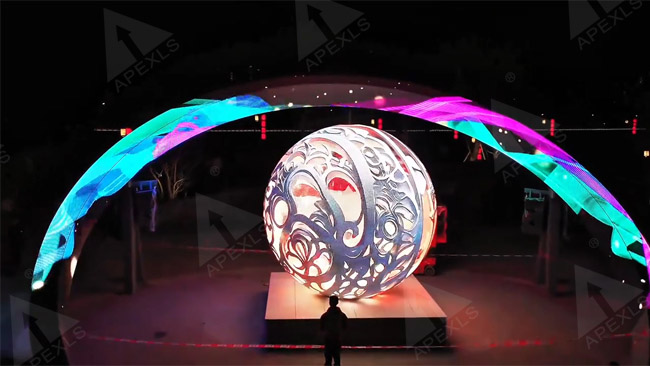 “數字夜游”啟幕！康碩展LED創意屏精彩亮相惠陽淡水墟文化特色街