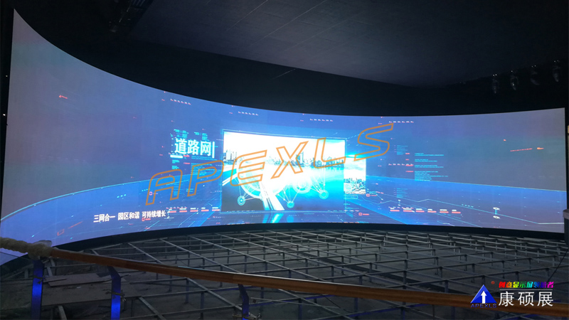 河北戶內全彩弧形屏