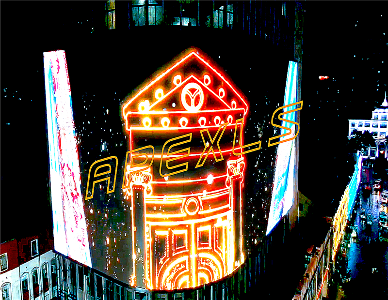 廣州新大新1200平米裸眼3D屏