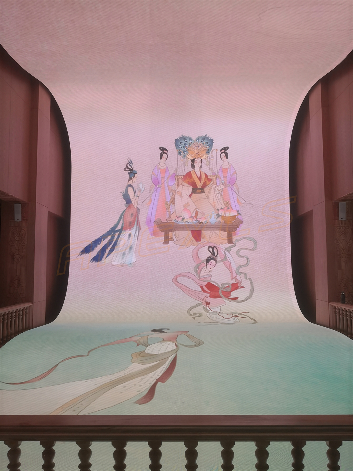 新疆喀什香妃園P2戶內(nèi)異形屏140㎡