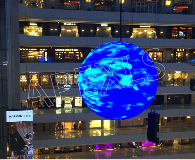 中山星空聯盟集團P6MM球形LED顯示屏