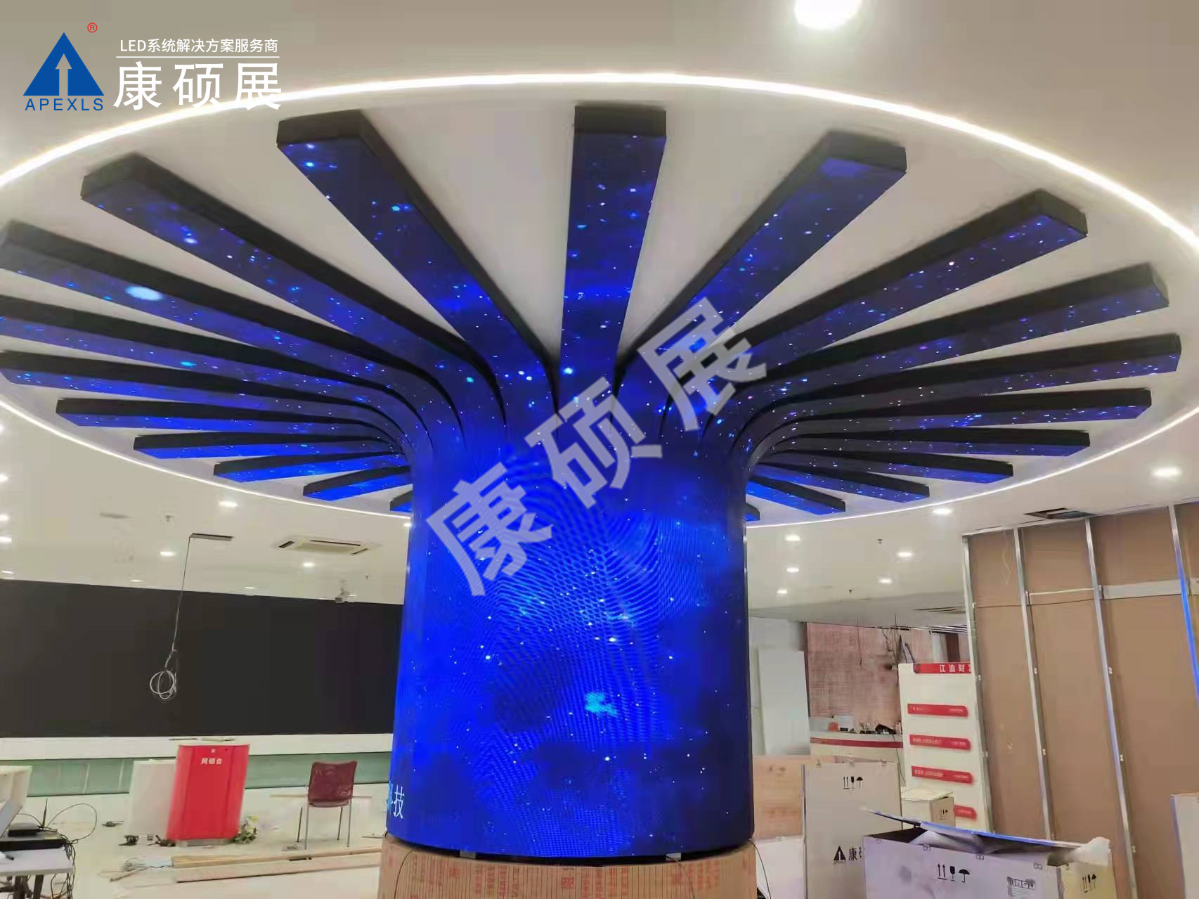 LED樹形喇叭屏