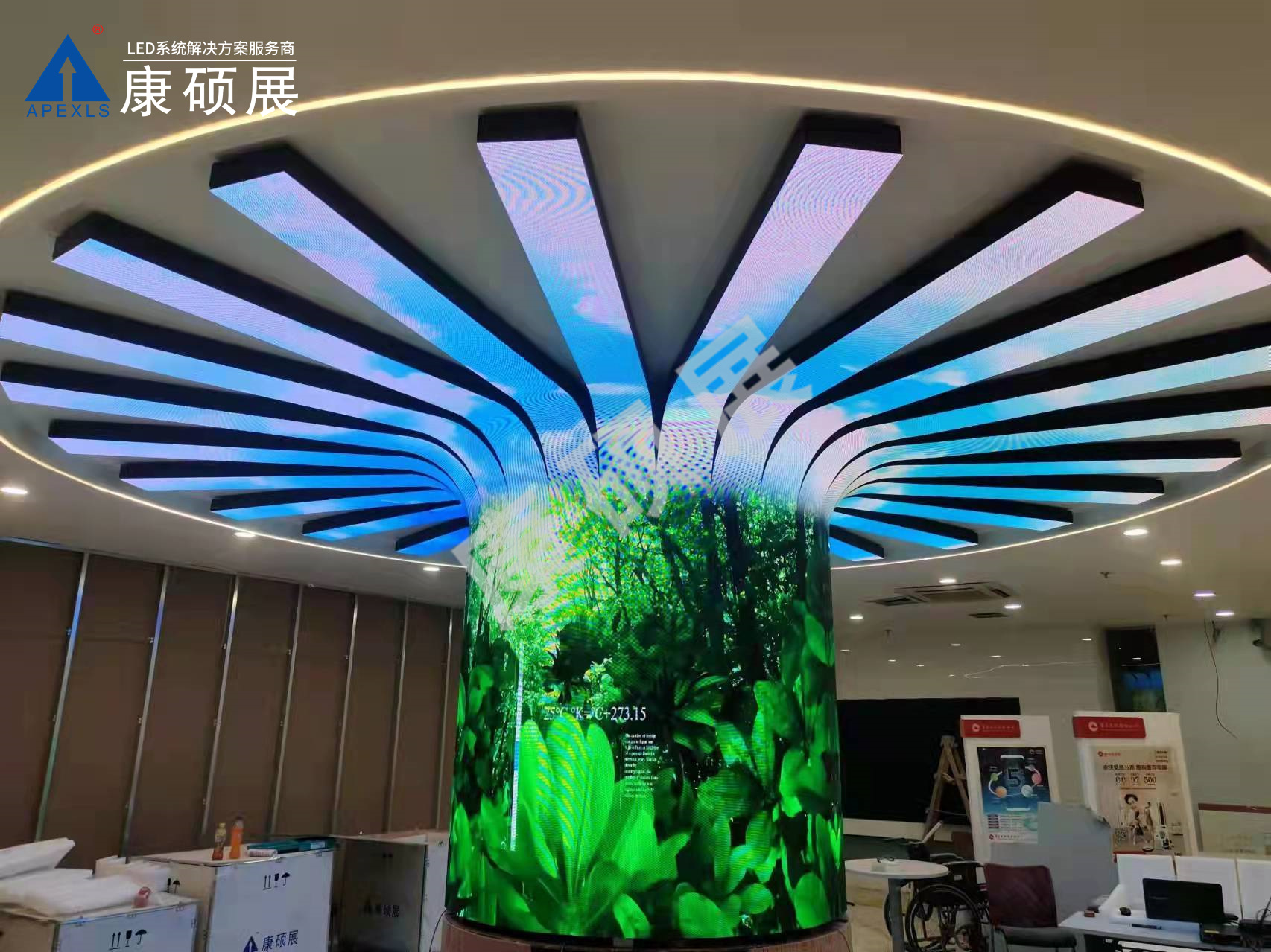 LED樹形喇叭屏
