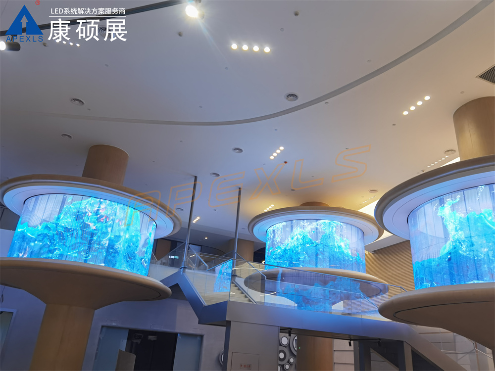匯川總部大樓透明屏