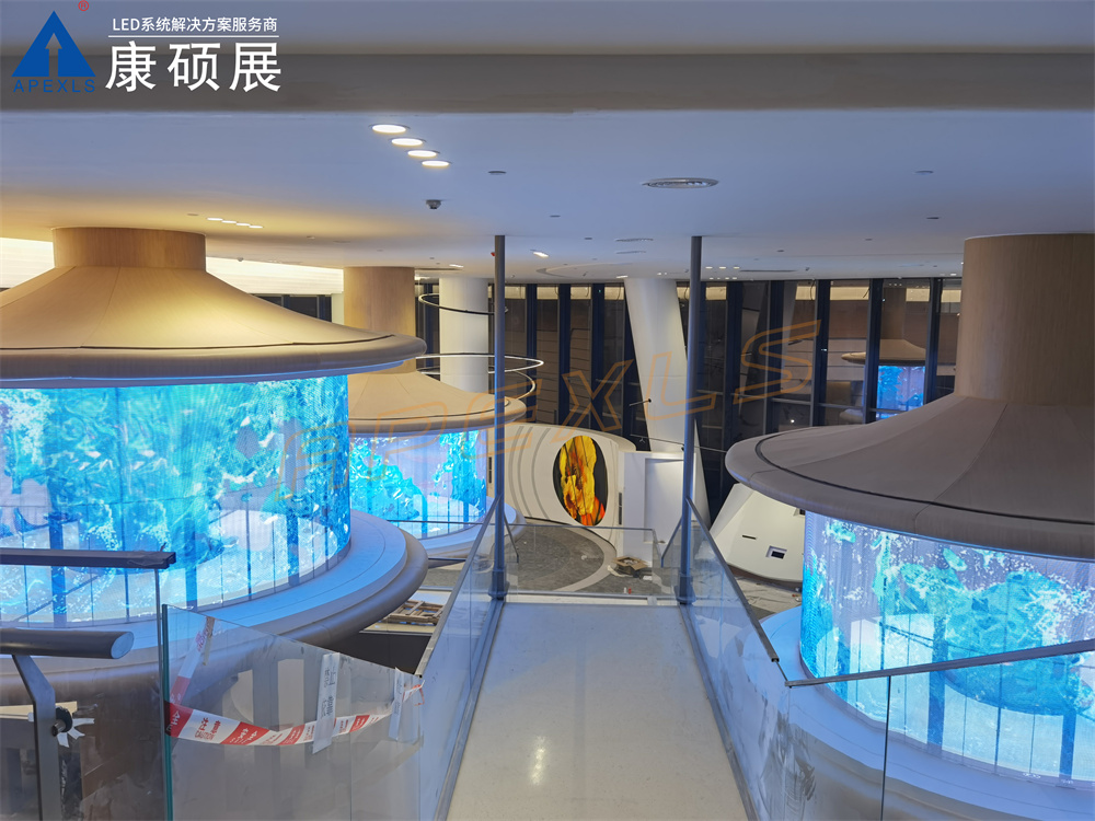 匯川總部大樓透明屏