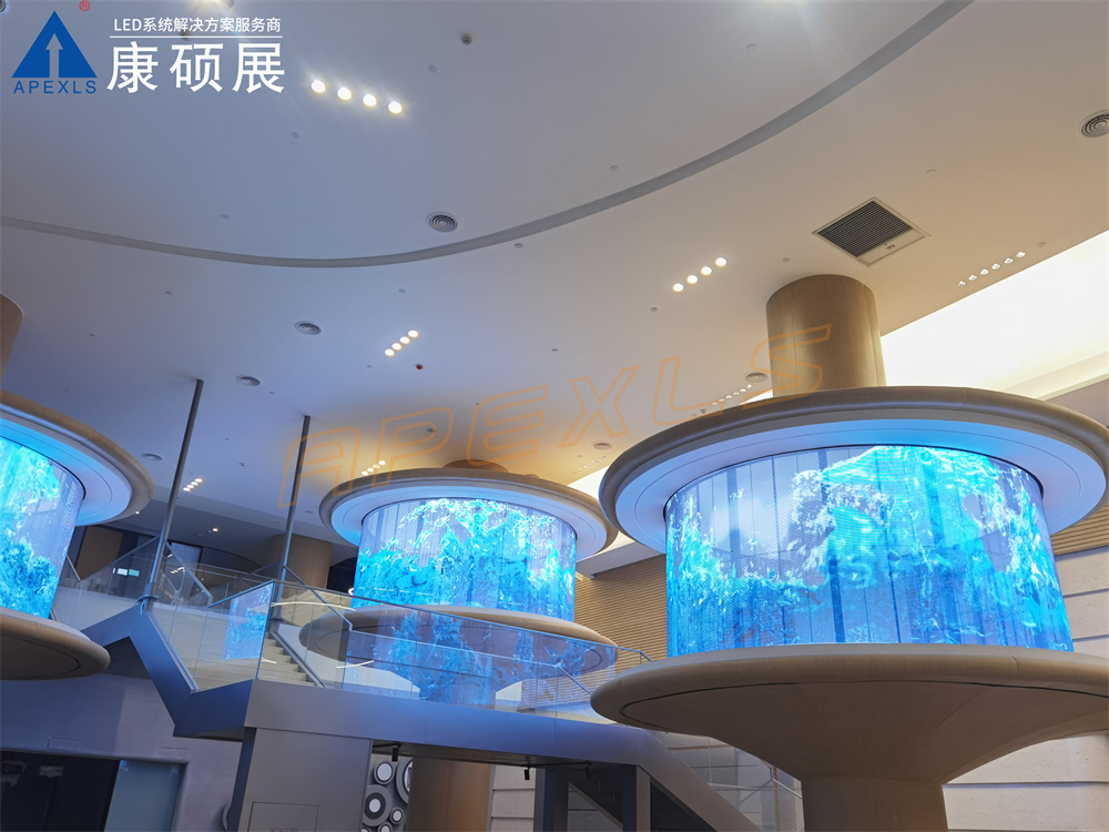匯川總部大樓透明屏
