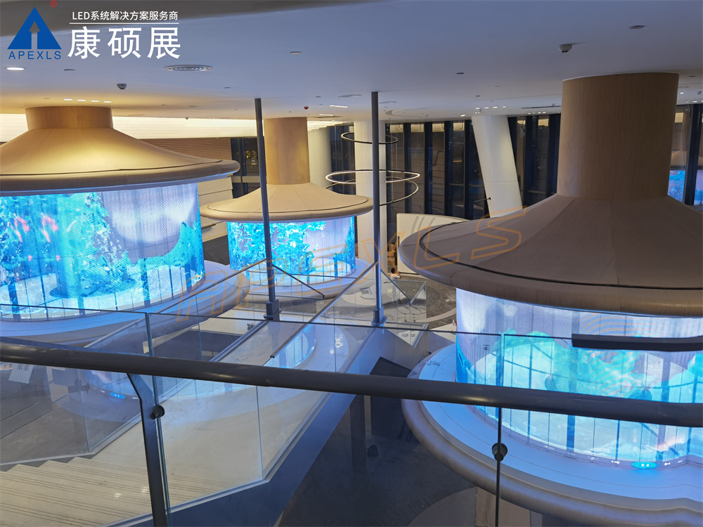 匯川總部大樓透明屏